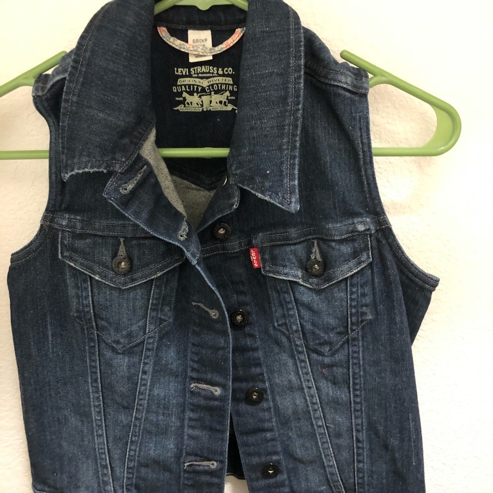 Dark Blue Levi’s Denim Vest